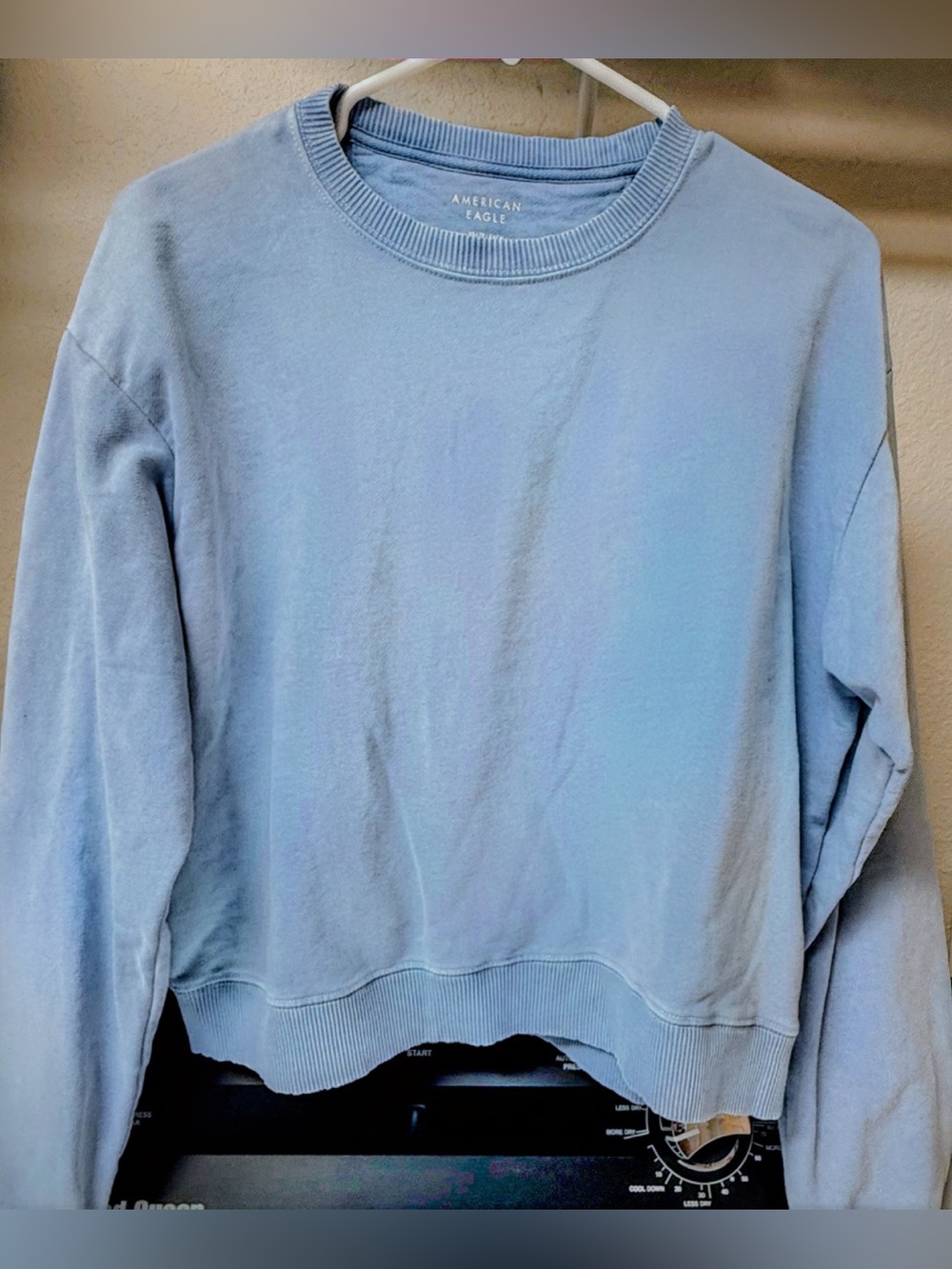 American Eagle Outfitters Lavender/Light Purple Top, Cropped Sweatshirt XS